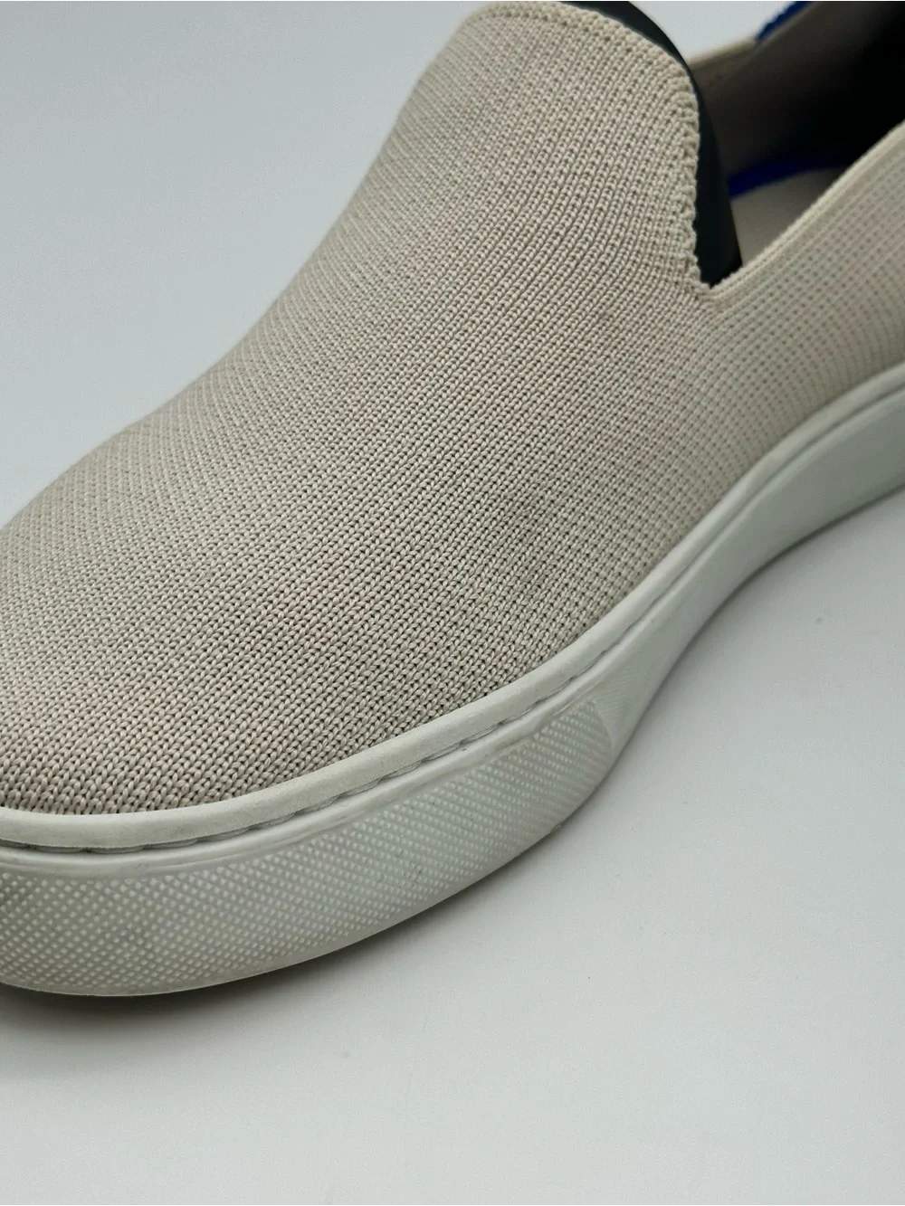 Rothy's The Slip On Sand Knit Fabric Low Top Everyday Sneakers Women’s Size US 6